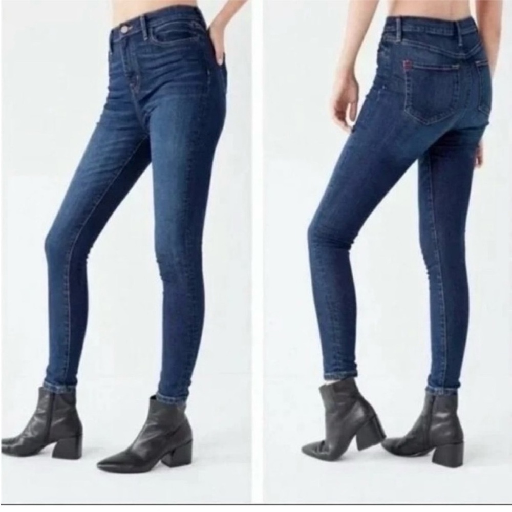 BDG Urban Outfitters Dark Blue High-Rise Twig Jeans